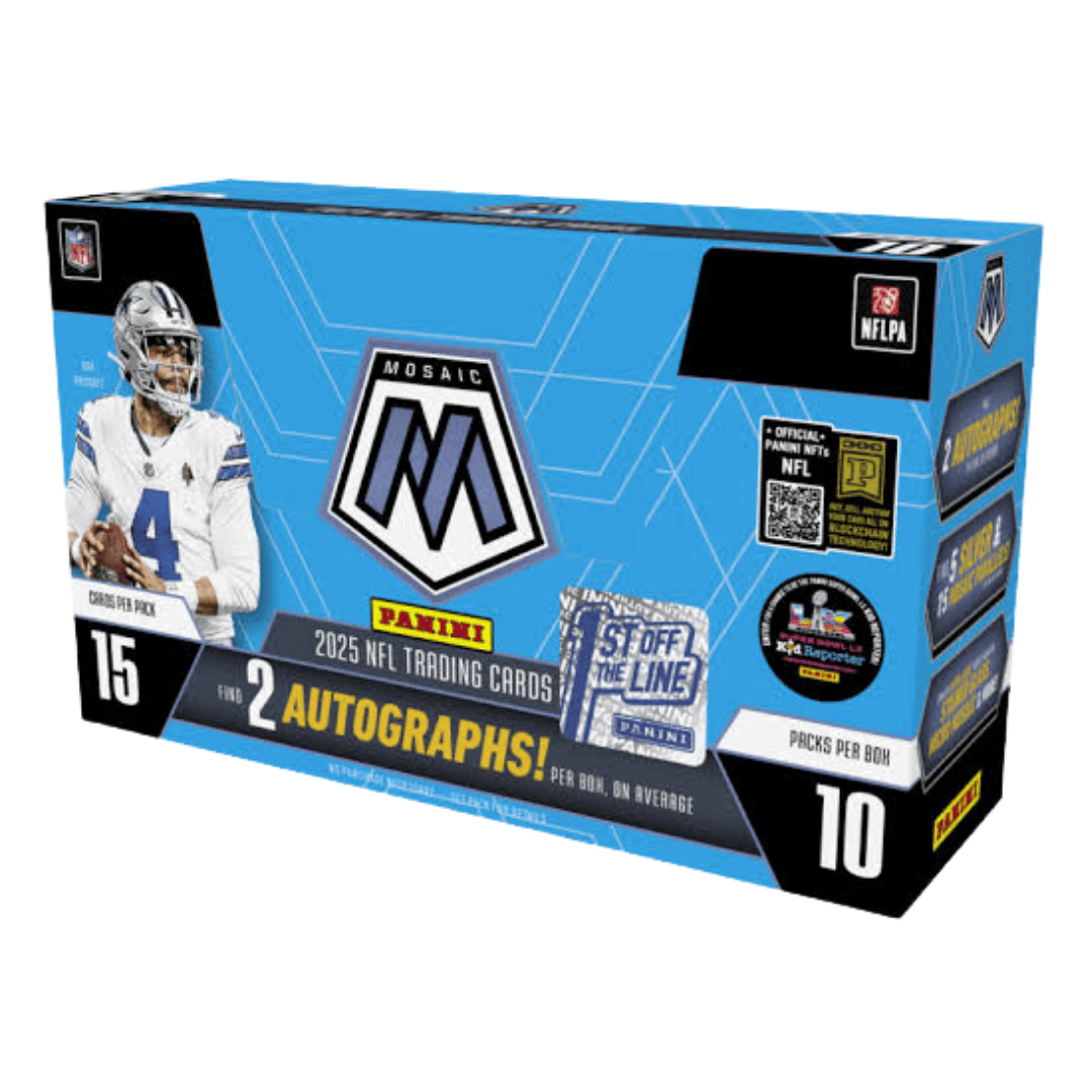 2025 Panini Mosaic Football 1st Off The Line FOTL Hobby Box