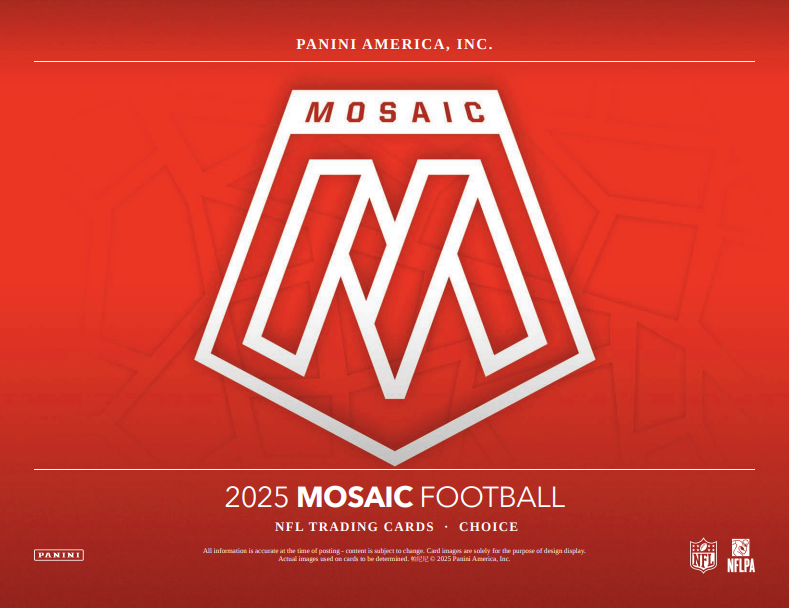 2025 Panini Mosaic Football Choice 20-Box Case