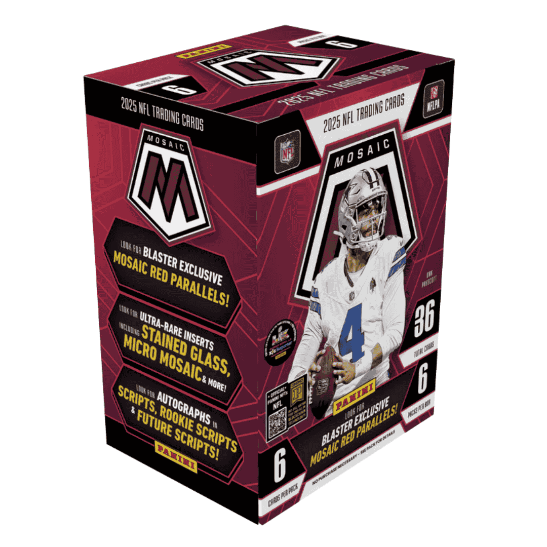 2025 Panini Mosaic Football Hobby Blaster Box (Mosaic Red Parallels)