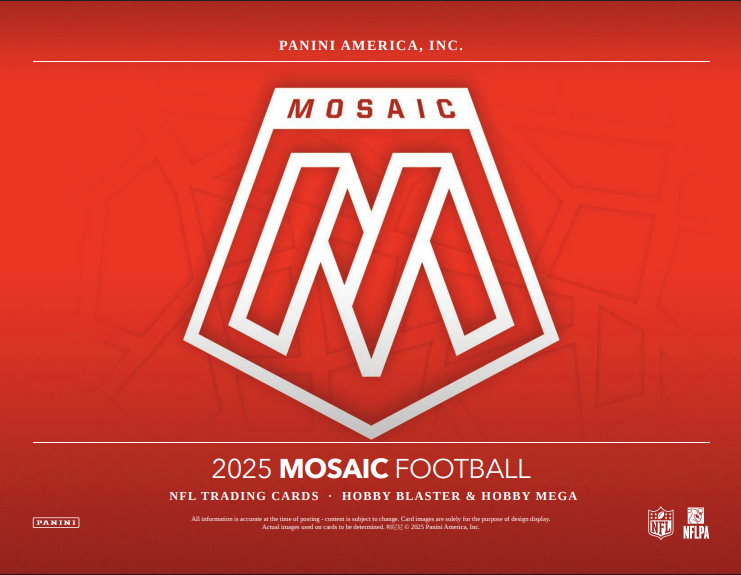 2025 Panini Mosaic Football Hobby Blaster Pack(Mosaic Red)