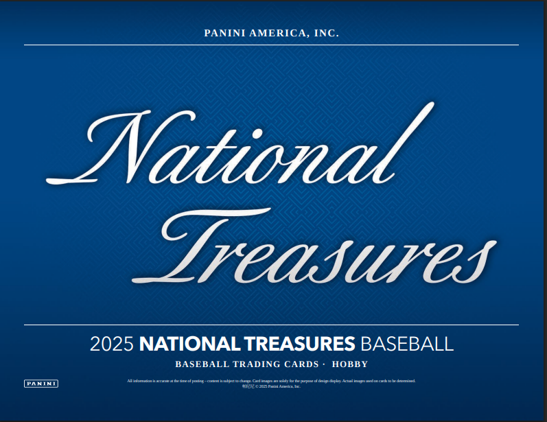 2025 Panini National Treasures Baseball Hobby 4-Box Case