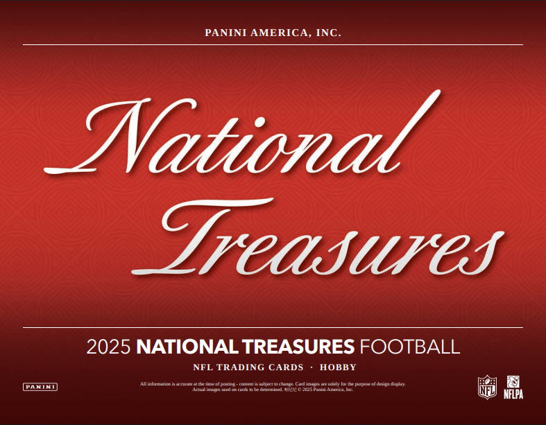 2025 Panini National Treasures Football 1st Off the Line FOTL Hobby Box