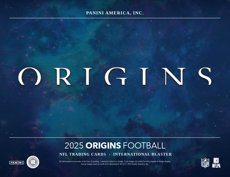 2025 Panini Origins Football International Blaster 20-Box Case
