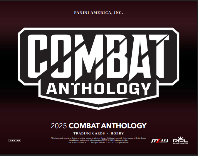2025 Panini PFL Combat Anthology Hobby 12-Box Case