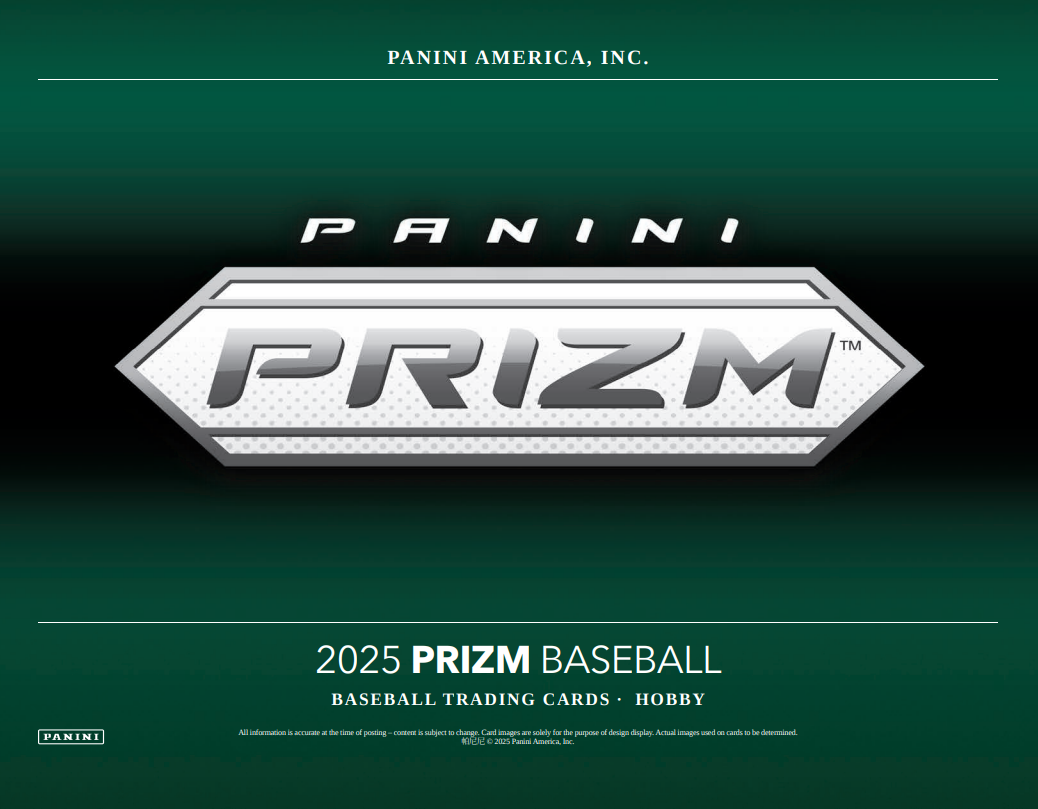  2025 Panini Prizm Baseball Hobby 12-Box Case