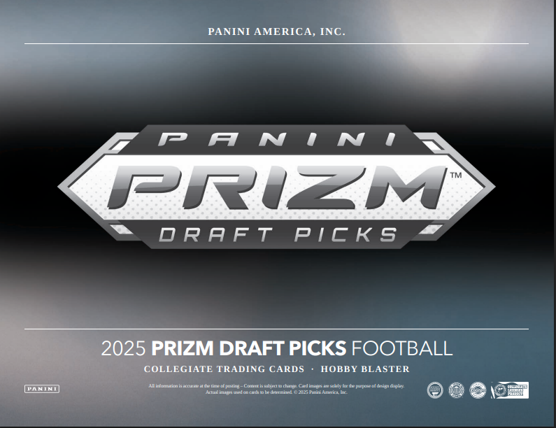 2025 Panini Prizm Draft Picks Collegiate Football Hobby Blaster 20-Box Case (Pink parallels.)