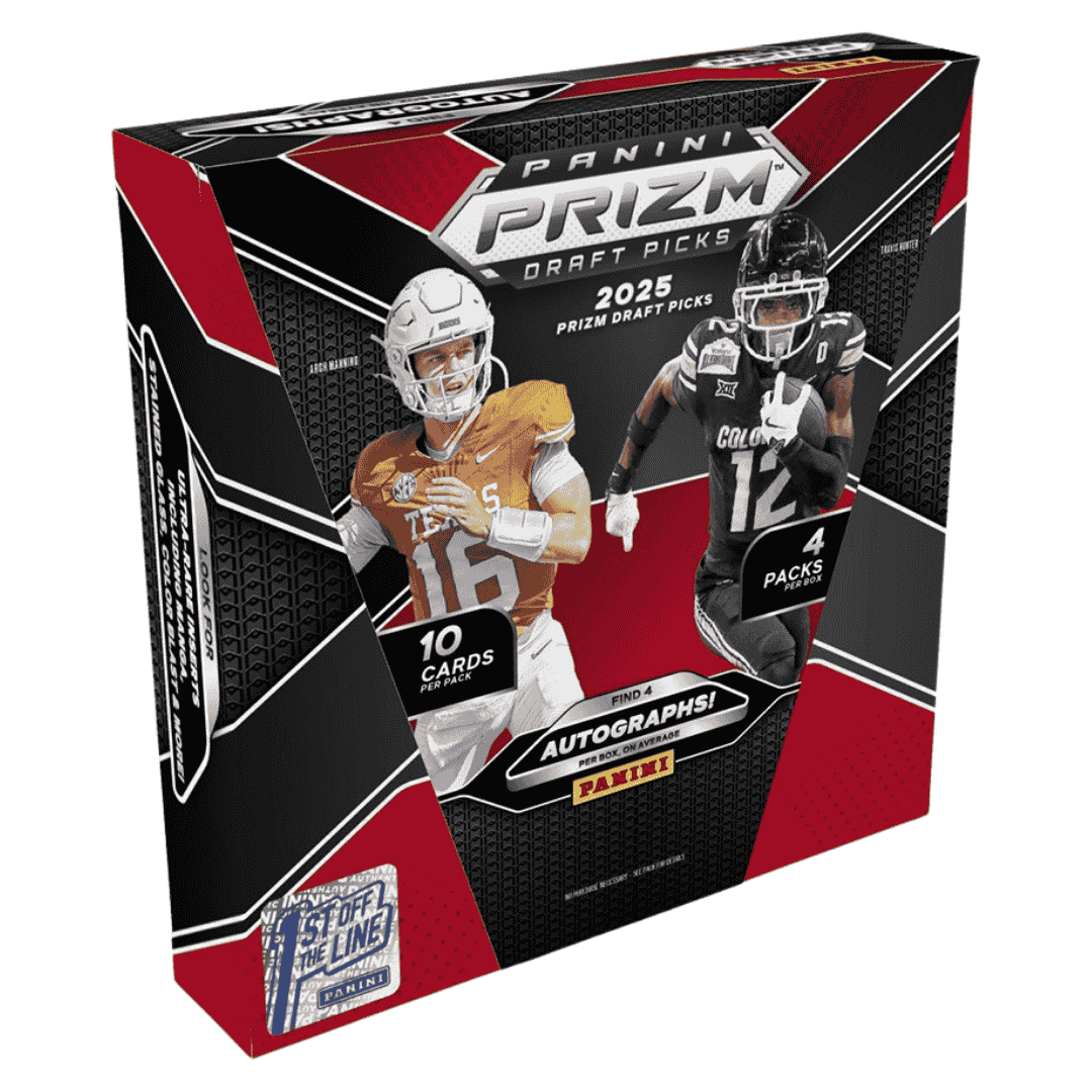 2025 Panini Prizm Draft Picks Collegiate Football Hobby Box - 1st Off The Line (FOTL)