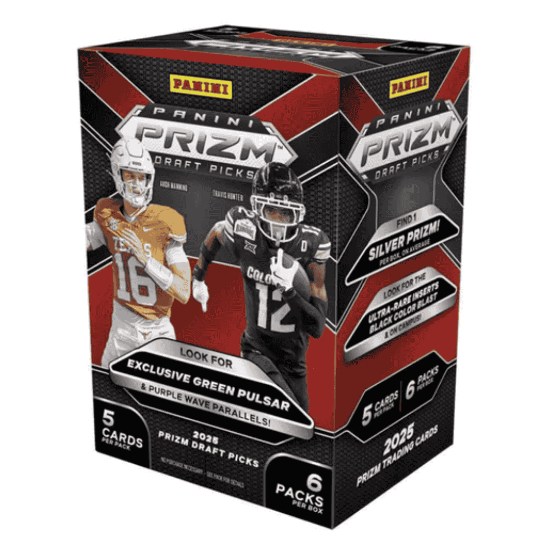 2025 Panini Prizm Draft Picks Football Blaster Box (Green Pulsar)