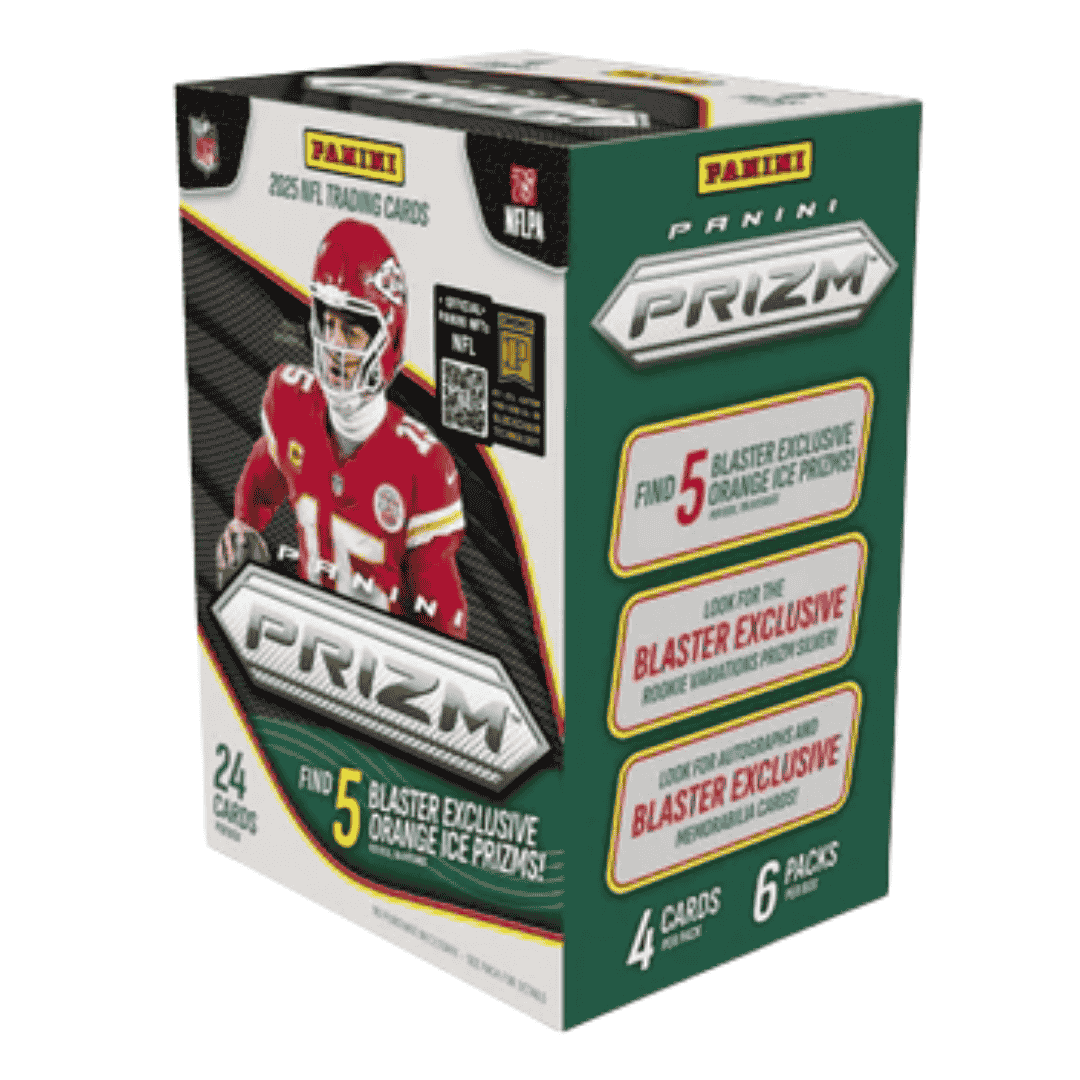  2025 Panini Prizm Football Hobby Blaster Box (Orange Ice!)