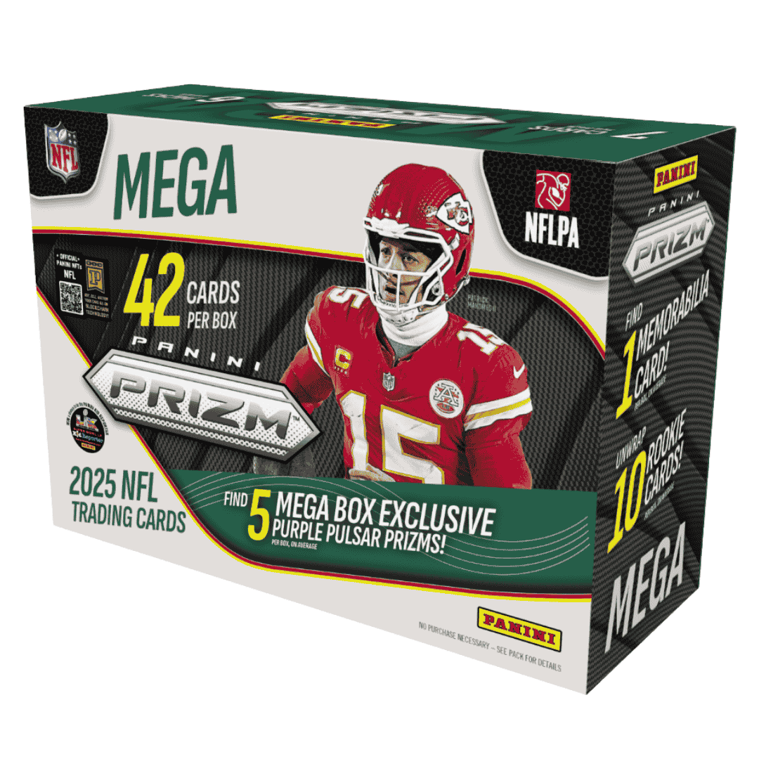  2025 Panini Prizm Football Hobby Mega Box (Purple Pulsar Prizms!)