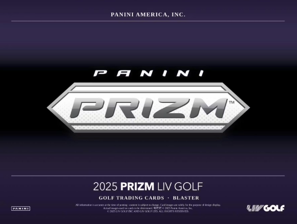2025 Panini Prizm LIV Golf Blaster 20-Box Case