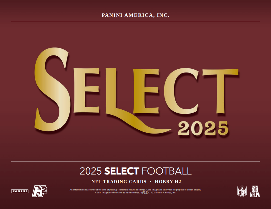 2025 Panini Select Football H2 20-Box Case