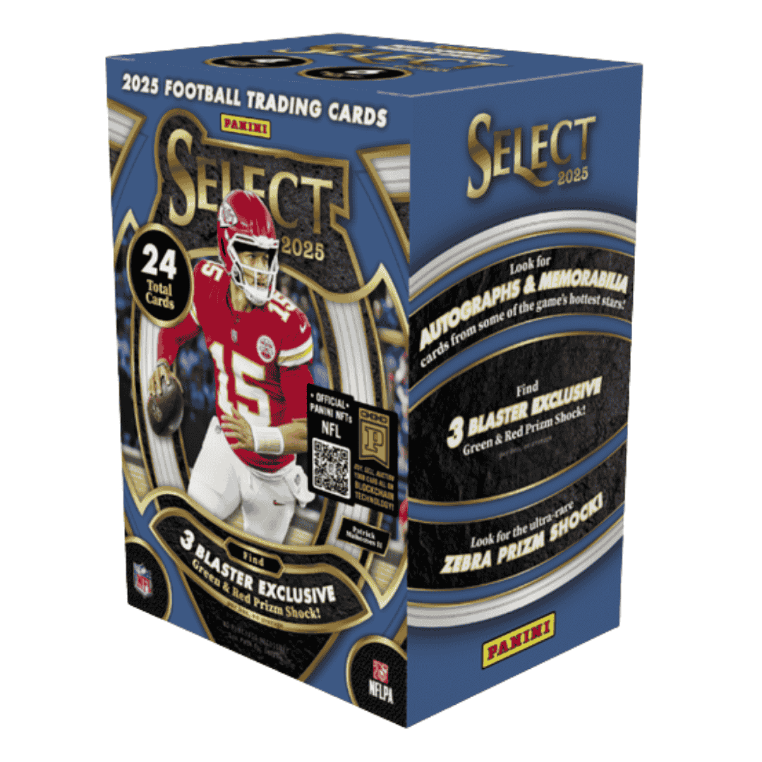 2025 Panini Select Football Hobby Blaster Box (Green & Red Prizm)