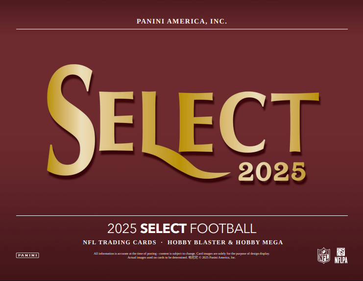 2025 Panini Select Football Hobby Mega Pack (Black & Orange Prizm)