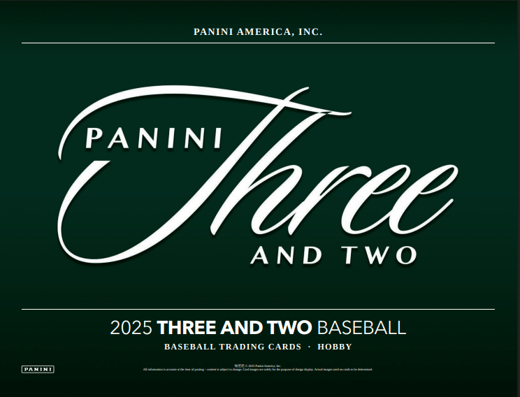 2025 Panini Three & Two Baseball 1st Off The Line Hobby 10-Box Case
