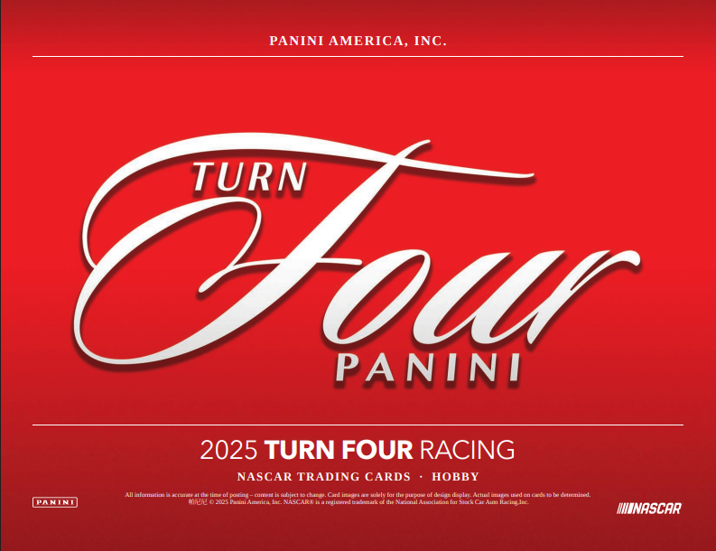 2025 Panini Turn Four Racing Hobby 10-Box Case