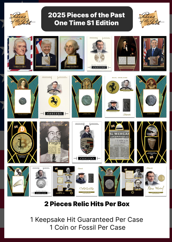 2025 Pieces of the Past One Time Edition Series 1 Box