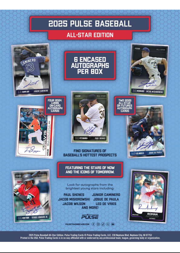 2025 Pulse All Star Baseball Hobby Box