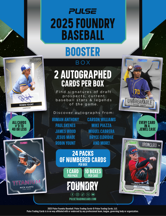 2025 Pulse Foundry Baseball Booster 10-Box Case