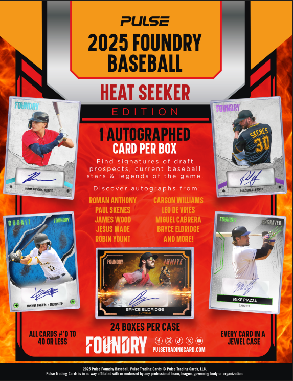 2025 Pulse Foundry Baseball Heat Seeker Edition 24-Box Case