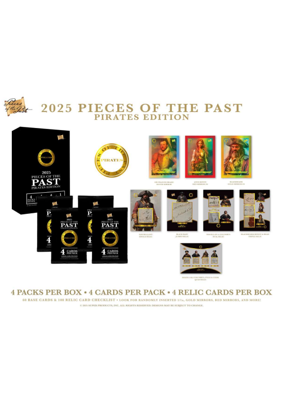 2025 Super Break Pieces of the Past Pirates Edition Hobby Box