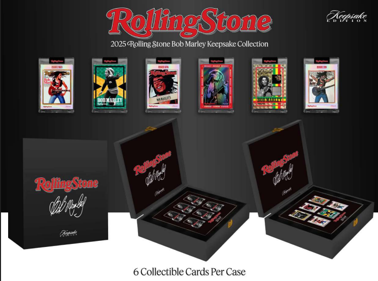 2025 Super Break Rolling Stone Bob Marley Keepsake Premiere Collection 6-Box Case