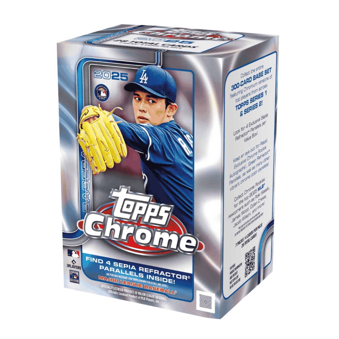2025 Topps Chrome Baseball Blaster Box
