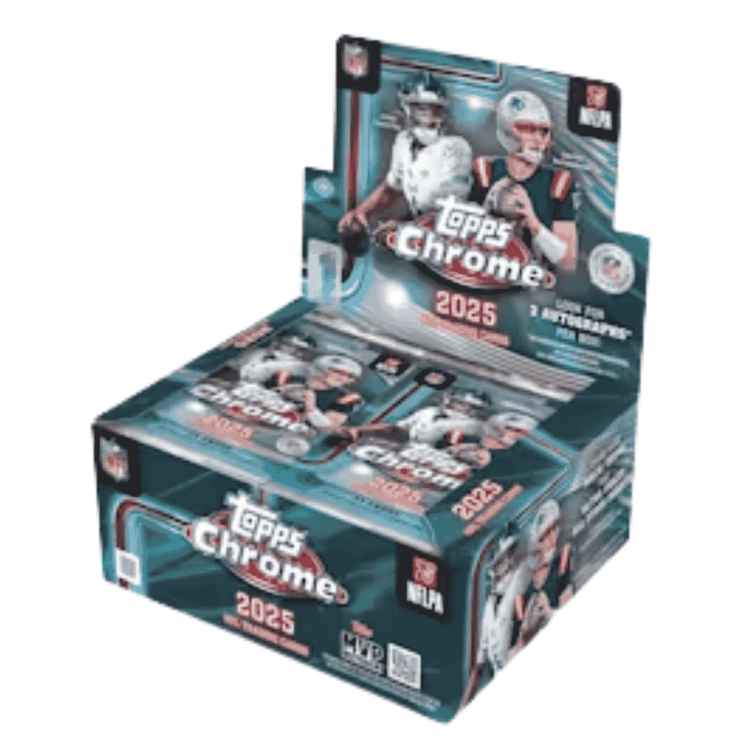 2025 Topps Chrome Football First Day Issue Hobby Box