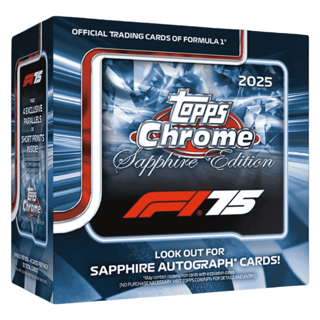 2025 Topps Chrome Formula 1 Racing Sapphire Edition Box