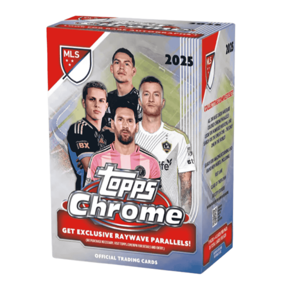 2025 Topps Chrome MLS Major League Soccer Value Box
