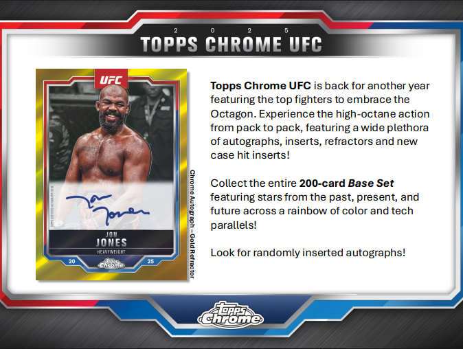 2025 Topps Chrome UFC Blaster Pack