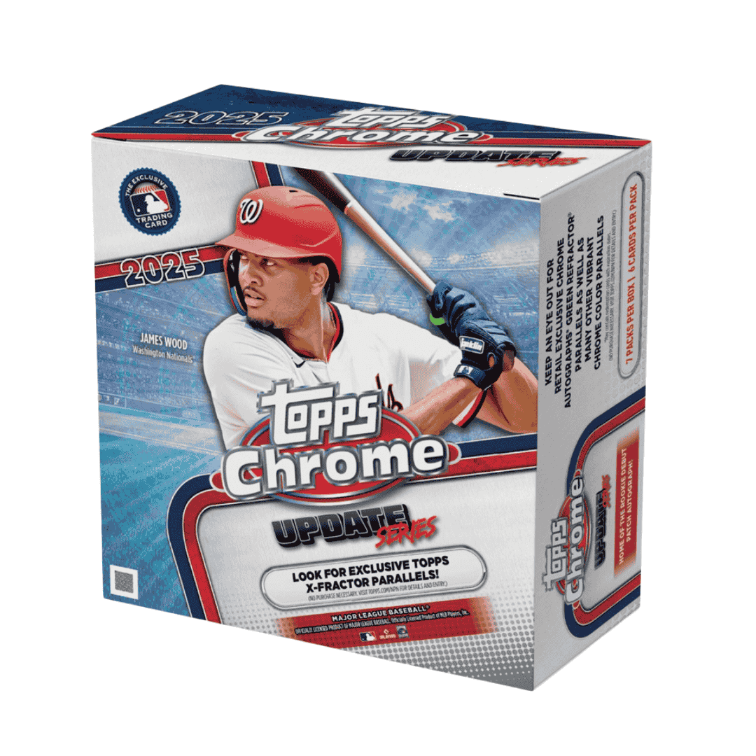  2025 Topps Chrome Update Series Baseball Mega Box