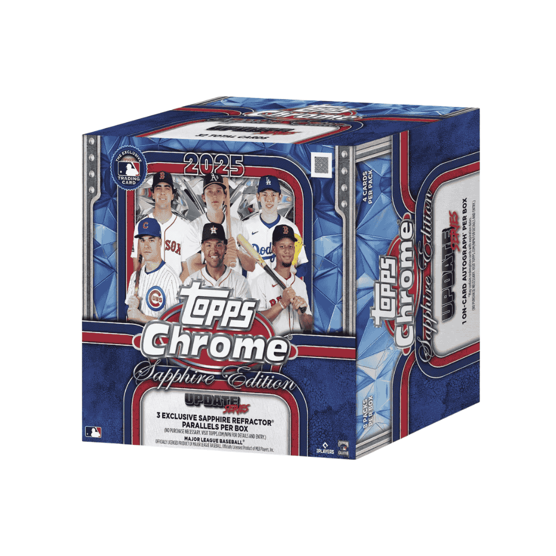 2025 Topps Chrome Update Series Baseball Sapphire Edition Box