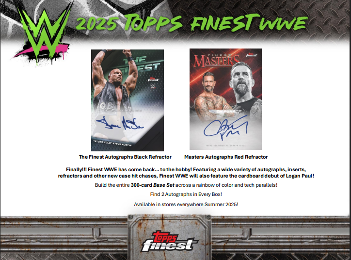 2025 Topps Finest WWE Hobby Pack