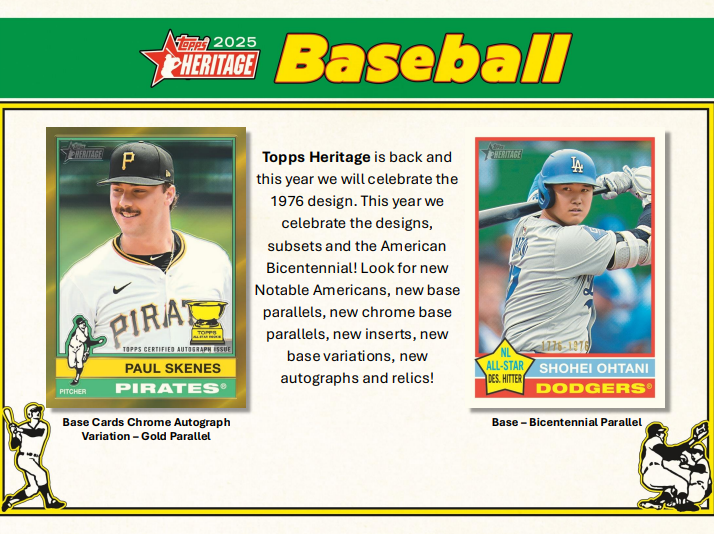 2025 Topps Heritage Baseball Blaster 40-Box Case