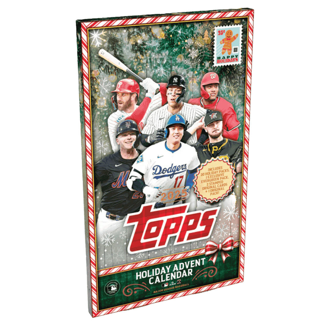 2025 Topps Holiday Baseball Advent Calendar Box