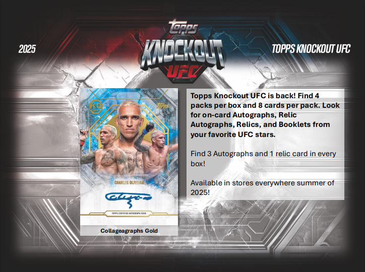 2025 Topps Knockout UFC Hobby Pack