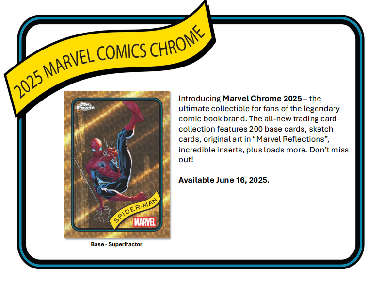 2025 Topps Marvel Chrome Blaster 40-Box Case