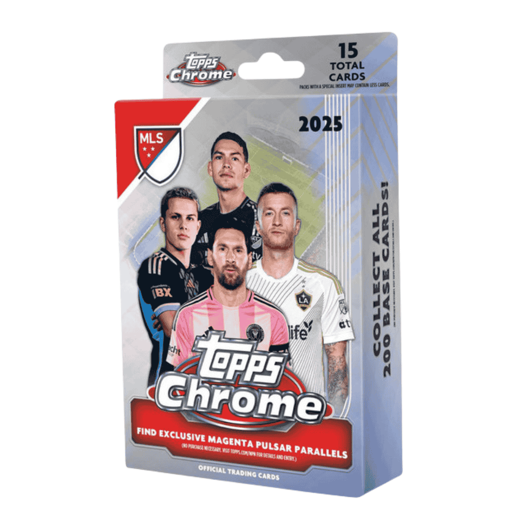 2025 Topps MLS Major League Soccer Chrome Hanger Box