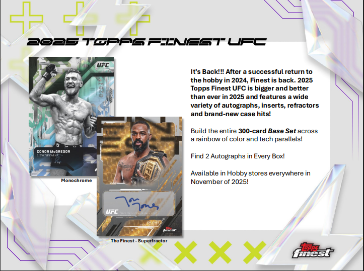 2025 Topps UFC Finest Hobby Pack
