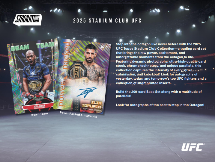 2025 Topps UFC Stadium Club Blaster Box