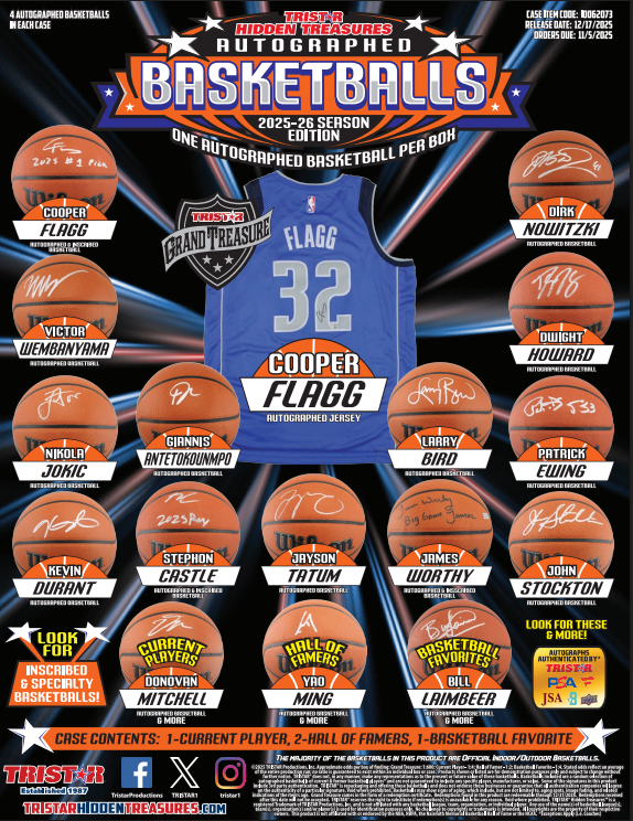 2025 Tristar Hidden Treasures Autographed Basketball Season Edition Box