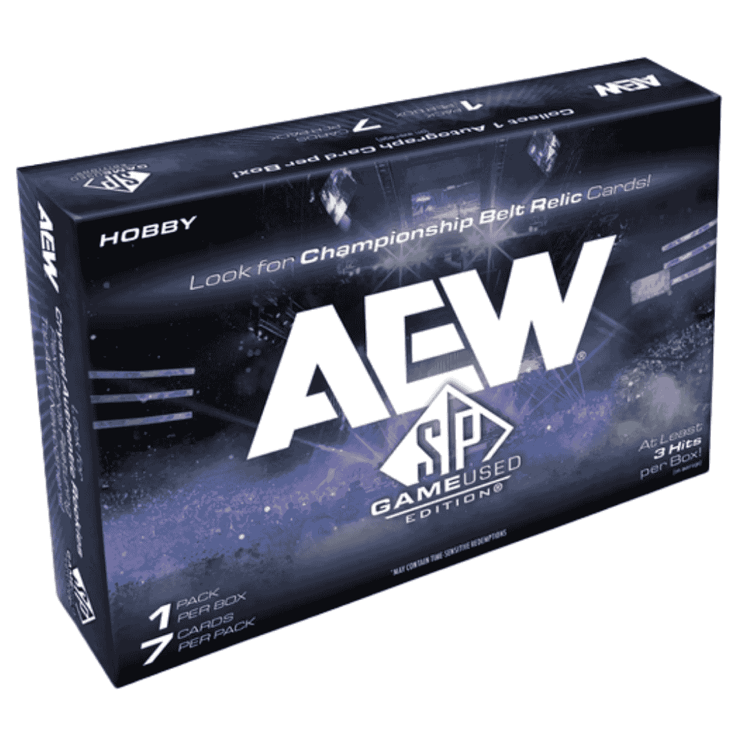 2025 Upper Deck AEW SP Game Used Wrestling Hobby Box