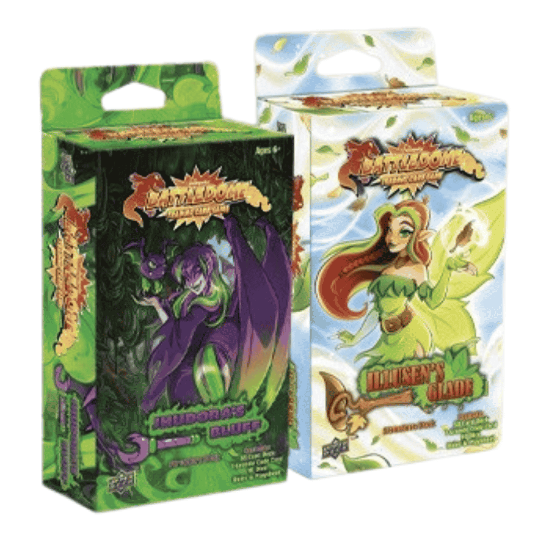 2025 Upper Deck Neopets Battledome TCG Jhudora + Illusen Structure Deck Display Box