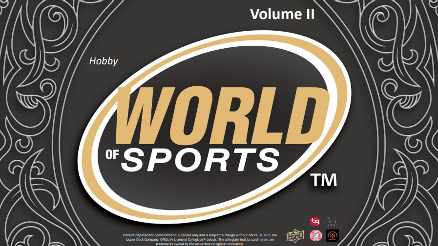 2025 Upper Deck World of Sports Volume 2 Hobby 12-Box Case