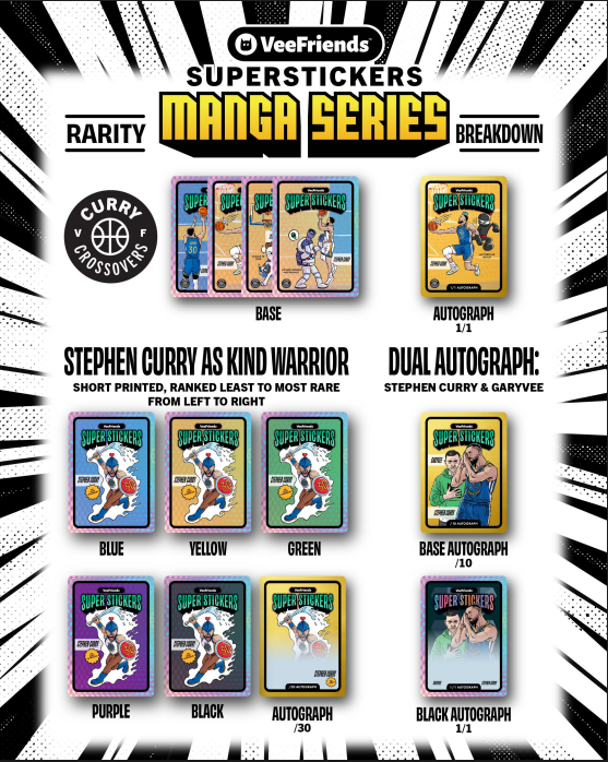 2025 VeeFriends Superstickers Manga Series Pack