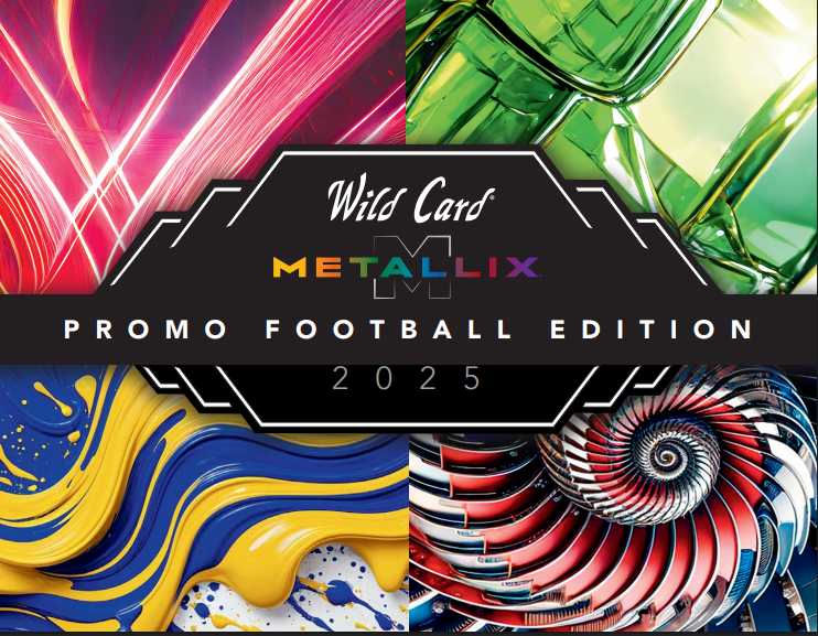 2025 Wild Card Metallix Football Promo Deck Box 20-Box Case