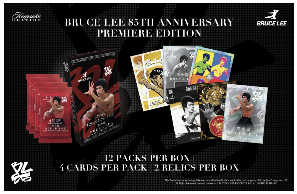 2026 Keepsake Bruce Lee 85th Anniversary Premiere Hobby 10-Box Case