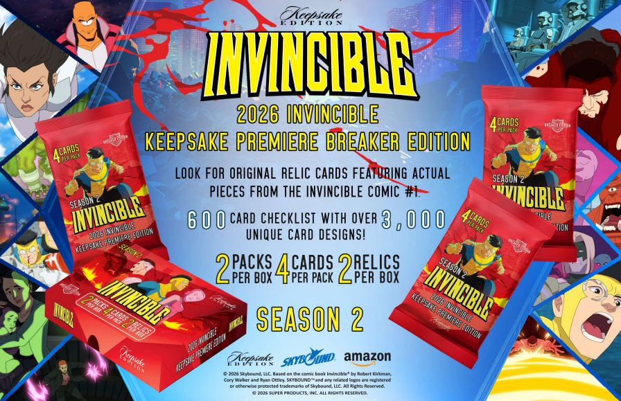 2026 Keepsake Invincible Season 2 Premiere Breaker Edition Box