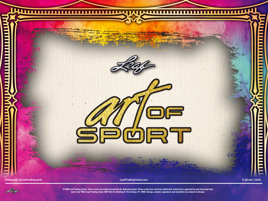 2026 Leaf Art of Sport Hobby Box